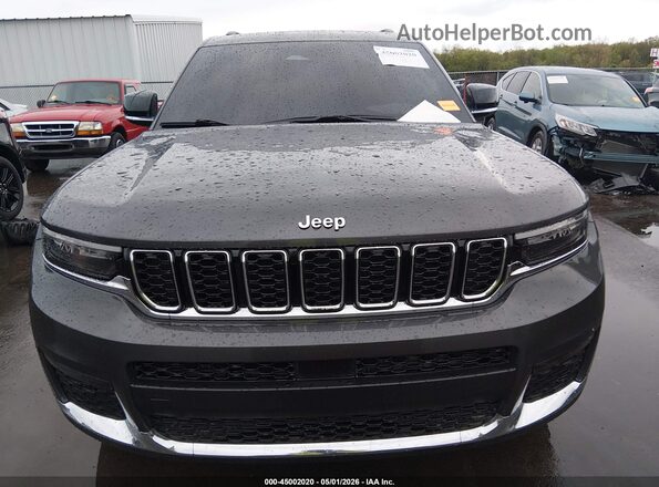 1C4RJKBG2M8190952 2021 JEEP GRAND CHEROKEE L Gray Սարքավորումների վահանակի տեսք