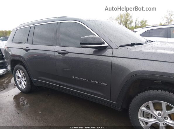 1C4RJKBG2M8190952 2021 JEEP GRAND CHEROKEE L Gray Սալոնի հետևի տեսք