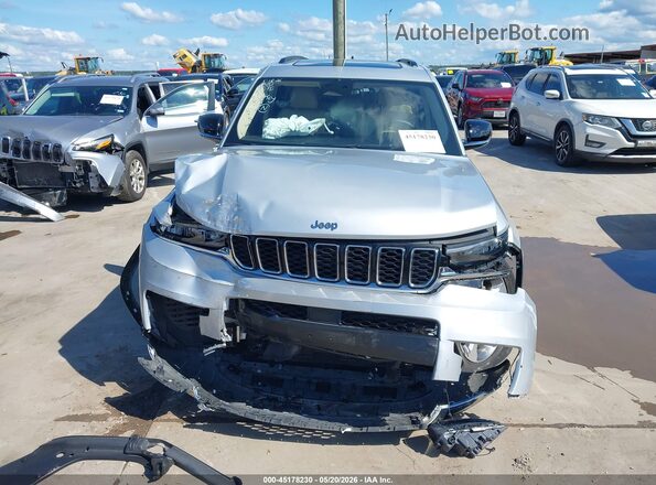 1C4RJKBG2N8524978 2022 JEEP GRAND CHEROKEE L Silver Սալոնի հետևի տեսք