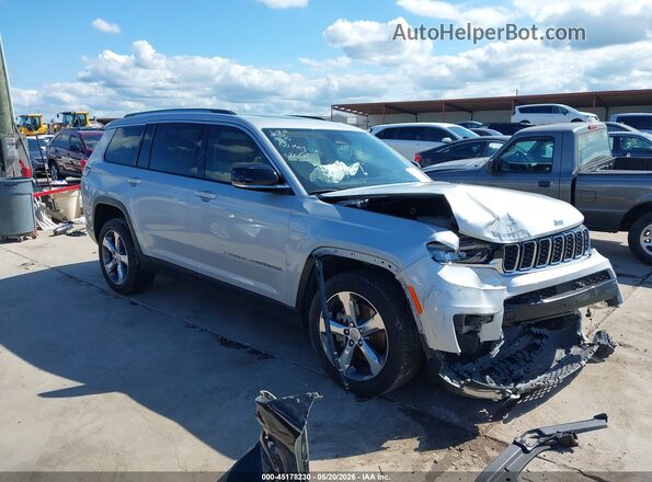 1C4RJKBG2N8524978 2022 JEEP GRAND CHEROKEE L Silver Սալոնի 360 աստիճան տեսք