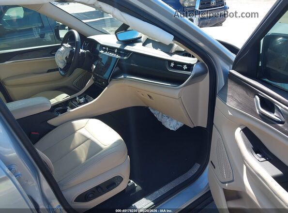 1C4RJKBG2N8524978 2022 JEEP GRAND CHEROKEE L Silver Սալոնի դիմացի տեսք