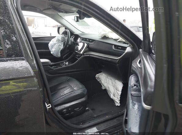 1C4RJKBG2N8587255 2022 JEEP GRAND CHEROKEE L Black Front interior view