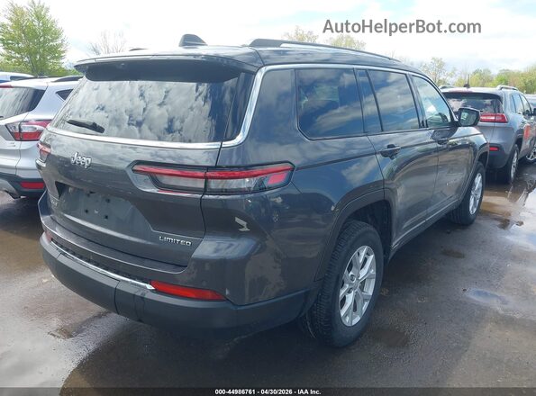 1C4RJKBG2P8829965 2023 JEEP GRAND CHEROKEE L Gray Rear right