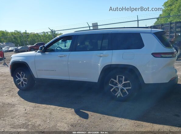 1C4RJKBG2R8532665 2024 JEEP GRAND CHEROKEE L White Widok wnętrza z tyłu