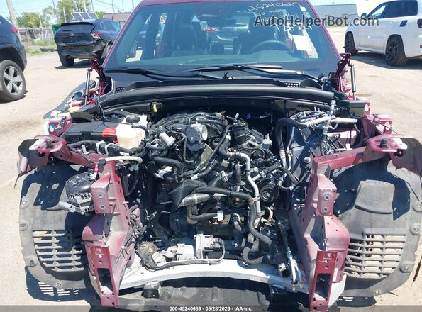 1C4RJKBG2S8726974 2025 JEEP GRAND CHEROKEE L Burgundy ხელსაწყოთა პანელის ხედი