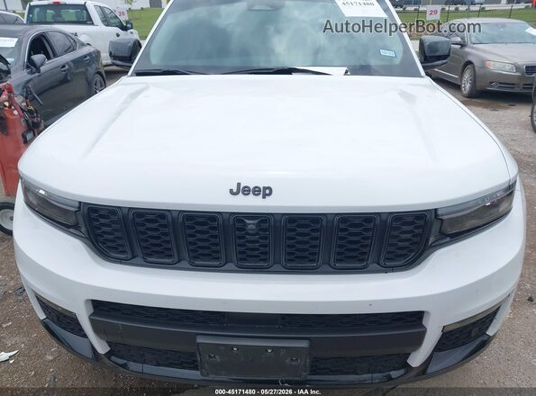 1C4RJKBG3R8912601 2024 JEEP GRAND CHEROKEE L White ხელსაწყოთა პანელის ხედი