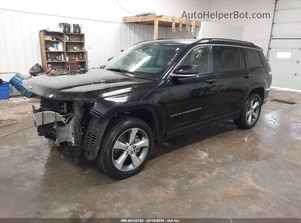 1C4RJKBG4M8207265 2021 JEEP GRAND CHEROKEE L Black Front left