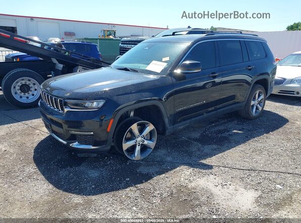 1C4RJKBG5M8104534 2021 JEEP GRAND CHEROKEE L Black Przód lewy