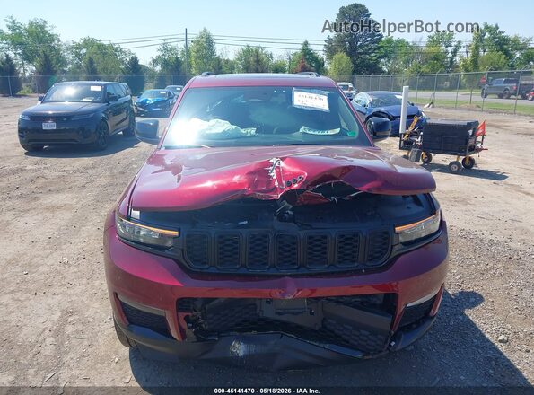 1C4RJKBG5S8746507 2025 JEEP GRAND CHEROKEE L Red Widok zestawu wskaźników