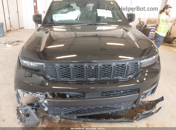 1C4RJKBG6R8501435 2024 JEEP GRAND CHEROKEE L Black ხელსაწყოთა პანელის ხედი