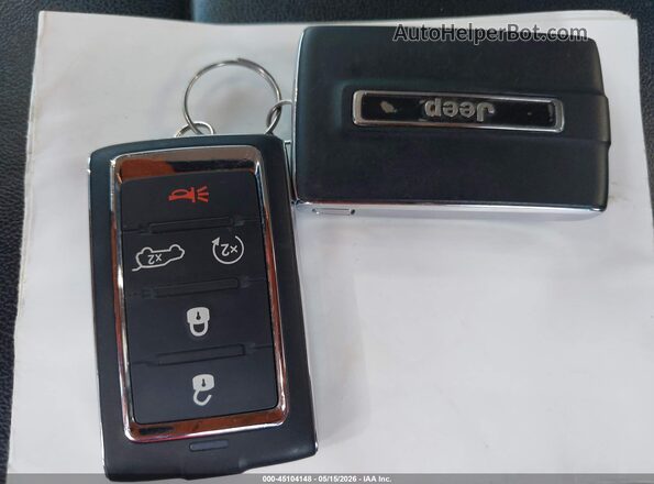 1C4RJKBG7M8101554 2021 JEEP GRAND CHEROKEE L Black Առջևի վահանակի տեսք