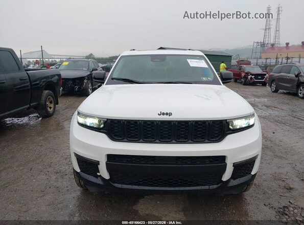 1C4RJKBG7P8711331 2023 JEEP GRAND CHEROKEE L White Вид щитка приладів