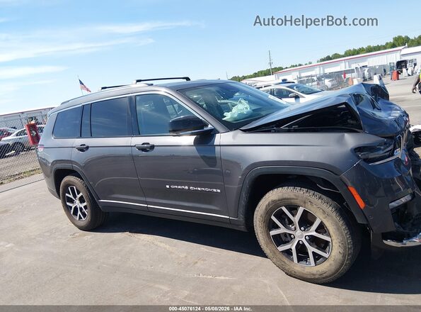 1C4RJKBG7R8927022 2024 JEEP GRAND CHEROKEE L Gray Vista interior trasera