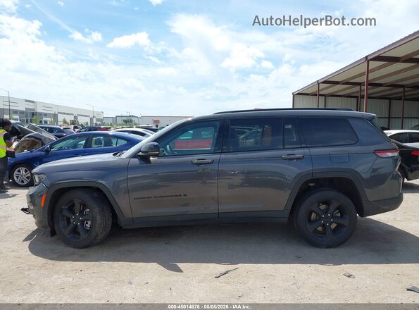 1C4RJKBG7S8732530 2025 JEEP GRAND CHEROKEE L Gray Սալոնի 360 աստիճան տեսք