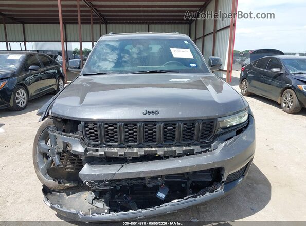 1C4RJKBG7S8732530 2025 JEEP GRAND CHEROKEE L Gray Սարքավորումների վահանակի տեսք