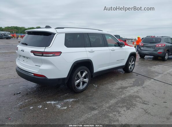 1C4RJKBG9M8107971 2021 JEEP GRAND CHEROKEE L White Задня права чверть