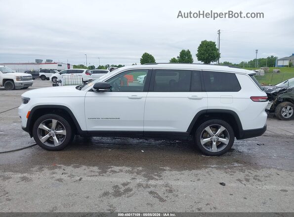 1C4RJKBG9M8107971 2021 JEEP GRAND CHEROKEE L White Панорамний вид салону 360°