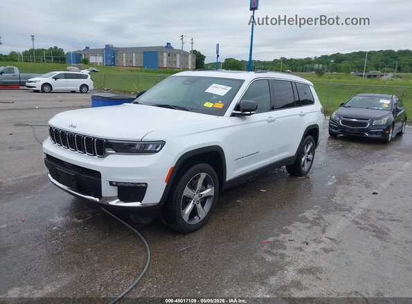 1C4RJKBG9M8107971 2021 JEEP GRAND CHEROKEE L White Передня ліва чверть