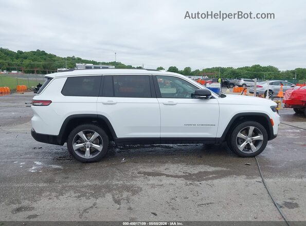 1C4RJKBG9M8107971 2021 JEEP GRAND CHEROKEE L White Вид задньої частини салону