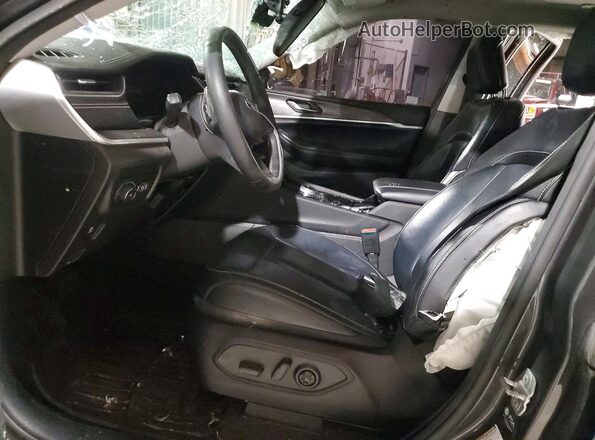 1C4RJKBGXM8173980 2021 JEEP GRAND Gray Вид салону спереду