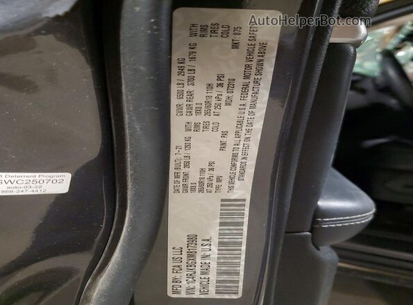 1C4RJKBGXM8173980 2021 JEEP GRAND Gray Вид наклейки з VIN-кодом
