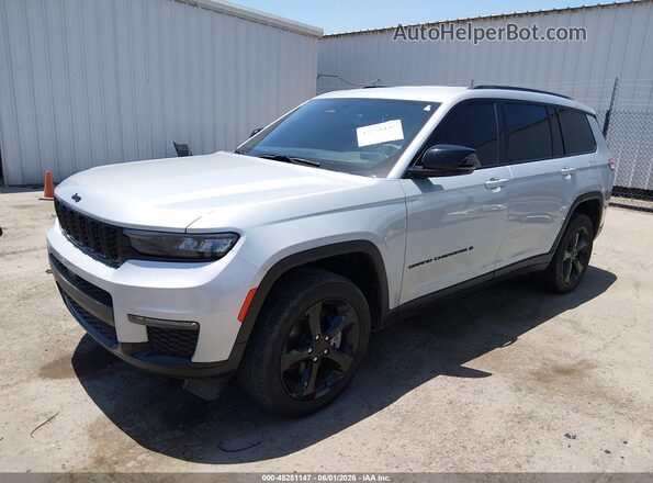 1C4RJKBGXR8565090 2024 JEEP GRAND CHEROKEE L Silver Առջևի ձախ երեք քառորդ տեսարան