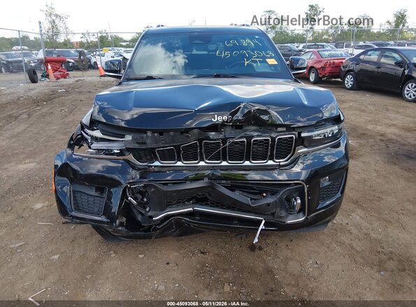 1C4RJKDG7M8169415 2021 JEEP GRAND CHEROKEE L Black Դիմացի տեսք