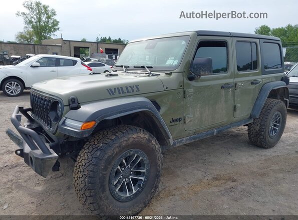 1C4RJXDG0SW657921 2025 JEEP WRANGLER Green Передня ліва чверть