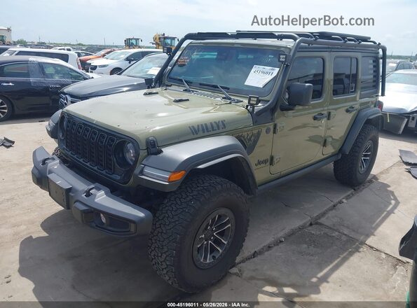 1C4RJXDN4SW509513 2025 JEEP WRANGLER Green Front left