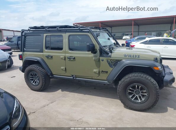 1C4RJXDN4SW509513 2025 JEEP WRANGLER Green Rear interior view