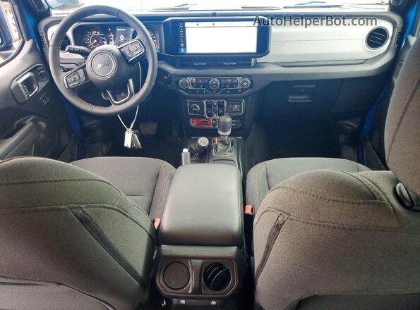 1C4RJXDN8SW658734 2025 JEEP WRANGLER Blue წინა პანელის ხედი