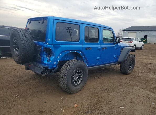 1C4RJXDN8SW658734 2025 JEEP WRANGLER Blue უკანა მარჯვენა