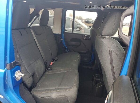 1C4RJXDN8SW658734 2025 JEEP WRANGLER Blue უკანა სალონის ხედი