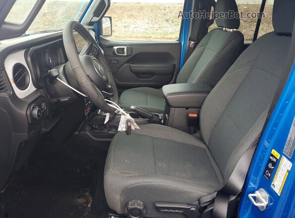 1C4RJXDN8SW658734 2025 JEEP WRANGLER Blue წინა სალონის ხედი