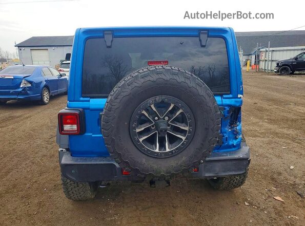1C4RJXDN8SW658734 2025 JEEP WRANGLER Blue უკანა ხედი