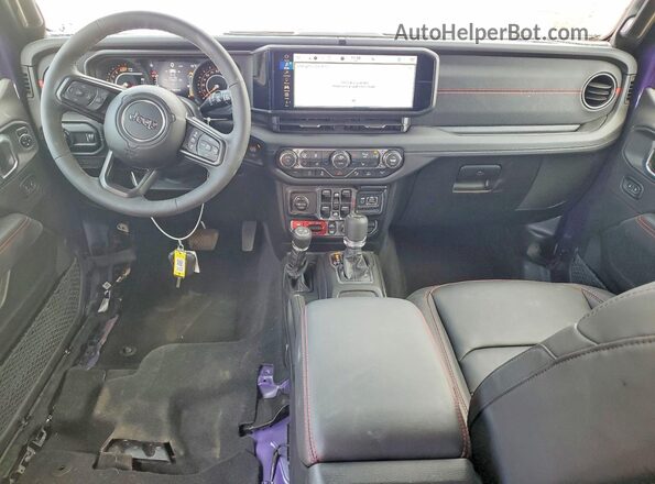1C4RJXFGXTW199111 2026 JEEP WRANGLER Фиолетовый Вид панели приборов