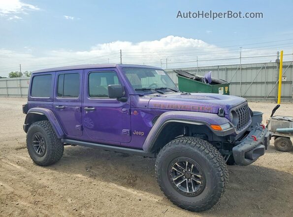 1C4RJXFGXTW199111 2026 JEEP WRANGLER Фиолетовый Передняя правая четверть