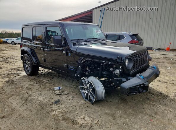 1C4RJXN61RW202088 2024 JEEP WRANGLER Black Przód prawy