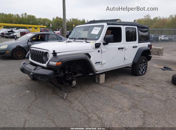 1C4RJXN63SW606368 2025 JEEP WRANGLER White Передня ліва чверть