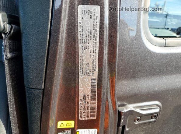1C4RJXN68SW590698 2025 JEEP WRANGLER Charcoal Панорамний вид салону 360°