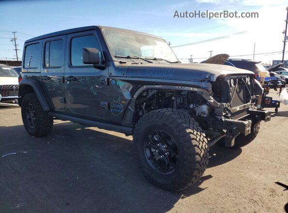 1C4RJXN68SW590698 2025 JEEP WRANGLER Charcoal Передня права чверть