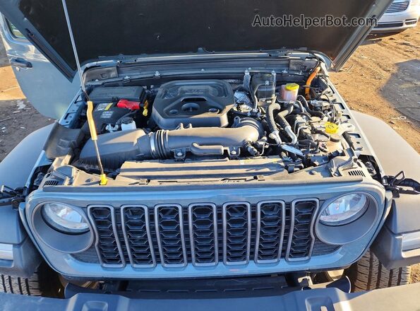 1C4RJXN69SW509921 2025 JEEP WRANGLER Blue Widok komory silnika