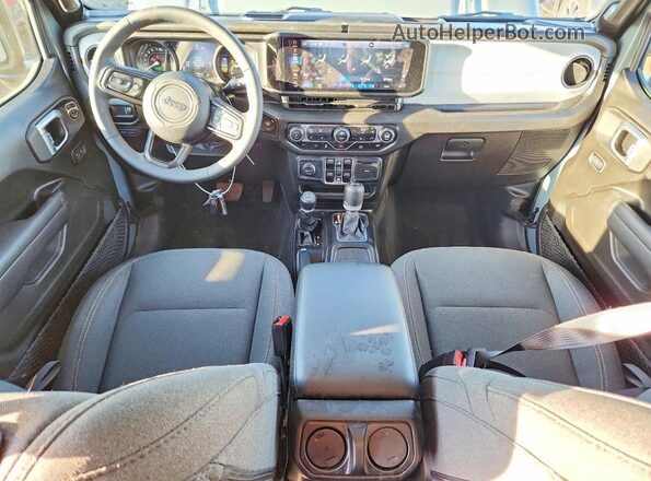 1C4RJXN69SW509921 2025 JEEP WRANGLER Blue Widok deski rozdzielczej