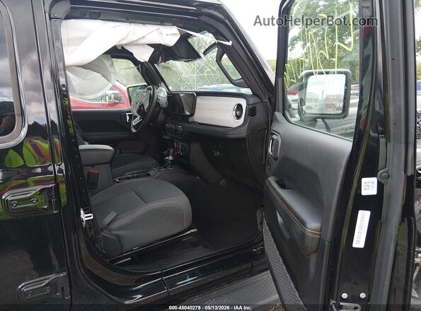 1C4RJXP60SW601755 2025 JEEP WRANGLER Black Вид салону спереду