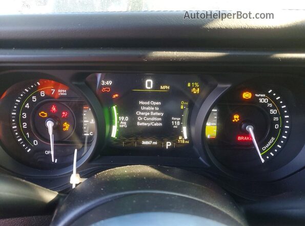 1C4RJXP64RW119106 2024 JEEP WRANGLER Black Widok zestawu wskaźników