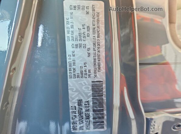 1C4RJXP66RW189996 2024 JEEP WRANGLER Gray Вид підкапотного простору