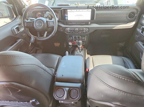 1C4RJXSJ2SW590012 2025 JEEP WRANGLER Black Առջևի վահանակի տեսք