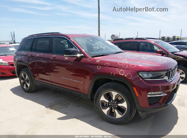 1C4RJYB63RC117880 2024 JEEP GRAND CHEROKEE 4XE Maroon Սալոնի հետևի տեսք