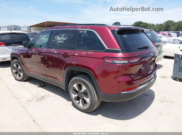 1C4RJYB63RC117880 2024 JEEP GRAND CHEROKEE 4XE Maroon Հետևի ձախ