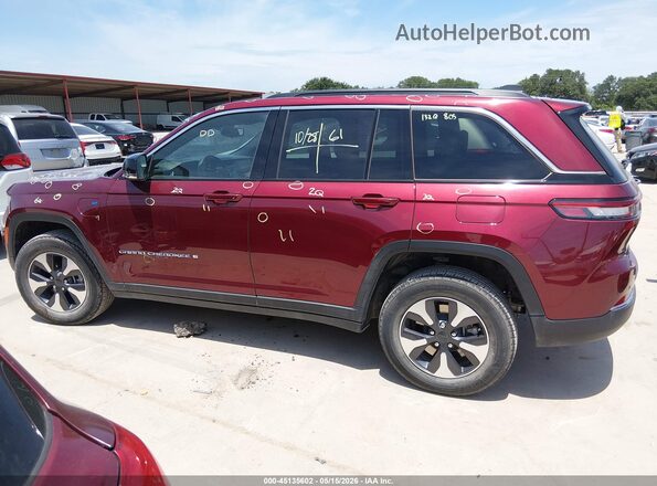 1C4RJYB63RC117880 2024 JEEP GRAND CHEROKEE 4XE Maroon Սալոնի 360 աստիճան տեսք